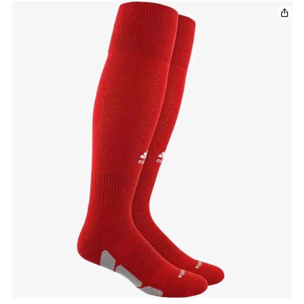 NWT Adidas Baseball Over The Calf Socks Red Size Small Youth 13C-4Y Compression